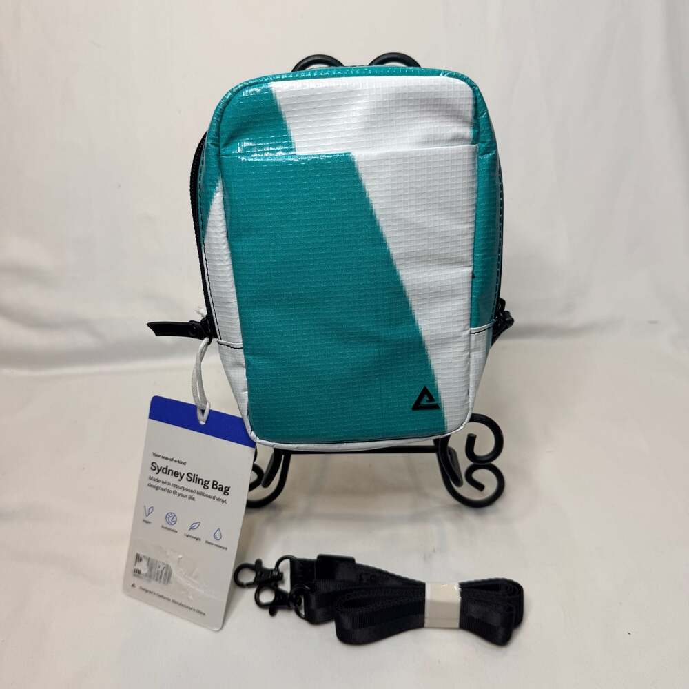 Rareform Sydney Sling Bag - Shop, Teal/White NWT